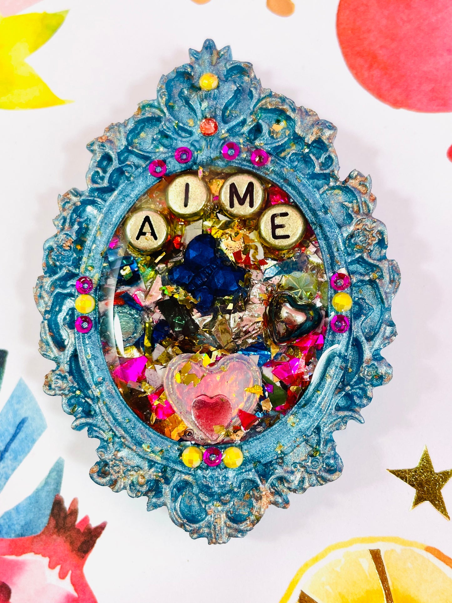 Broche féérique unique "Emma" - Fait main - Exclusivité en ligne