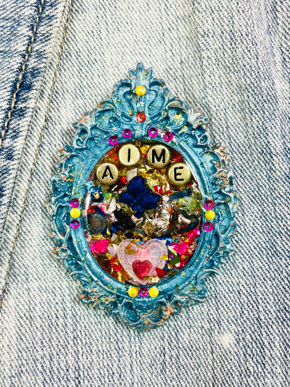 Broche féérique unique "Emma" - Fait main - Exclusivité en ligne