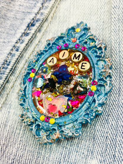 Broche féérique unique "Emma" - Fait main - Exclusivité en ligne