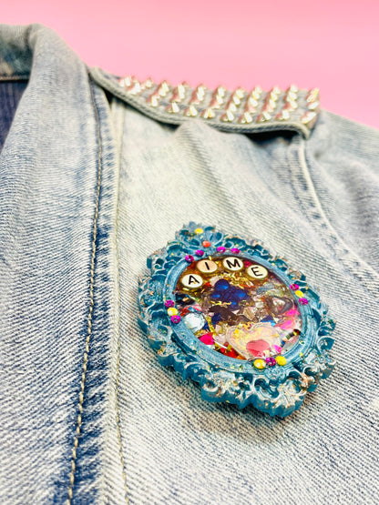 Broche féérique unique "Emma" - Fait main - Exclusivité en ligne