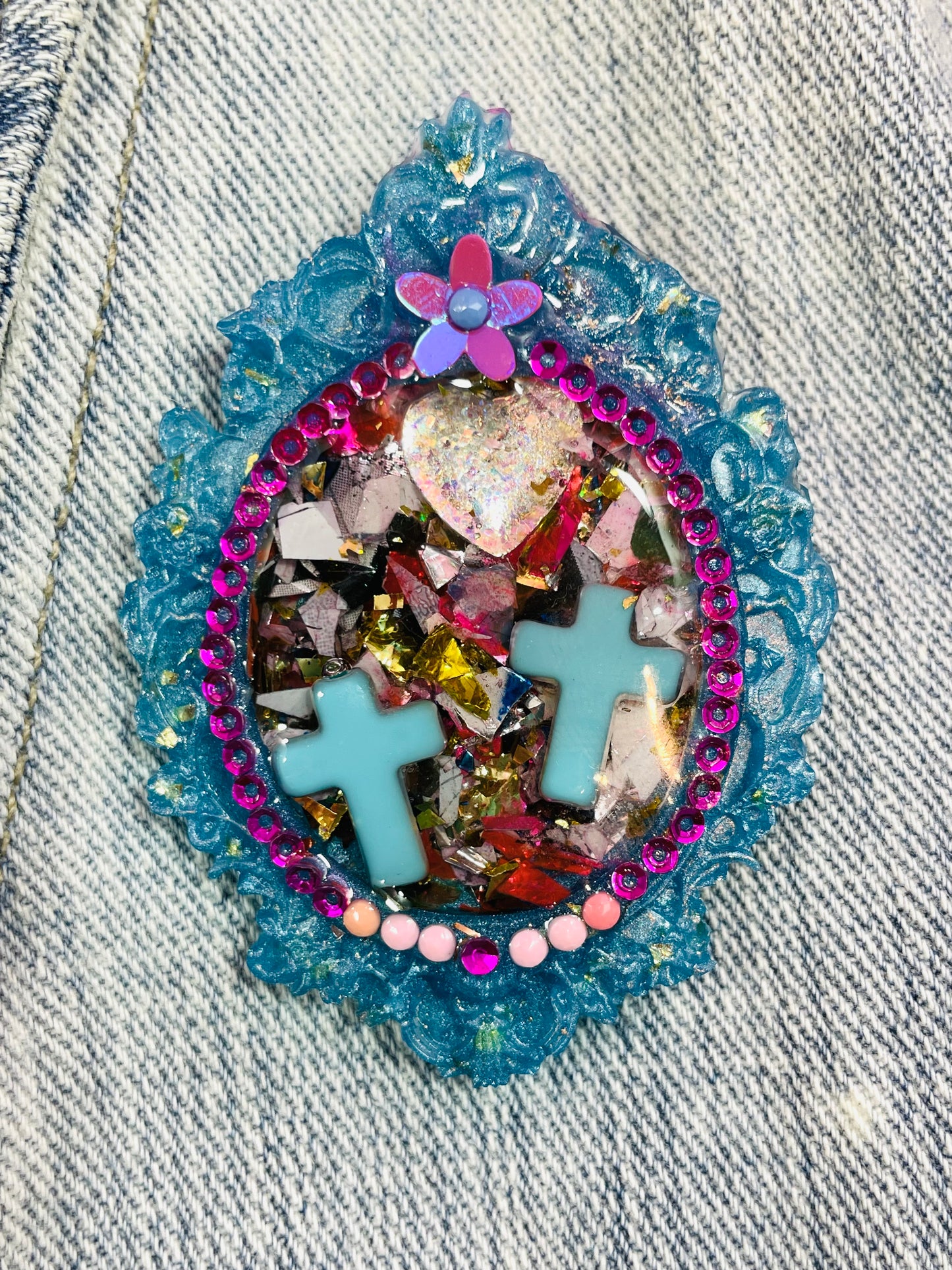 Broche féérique unique "Chiara" - Fait main - Exclusivité en ligne