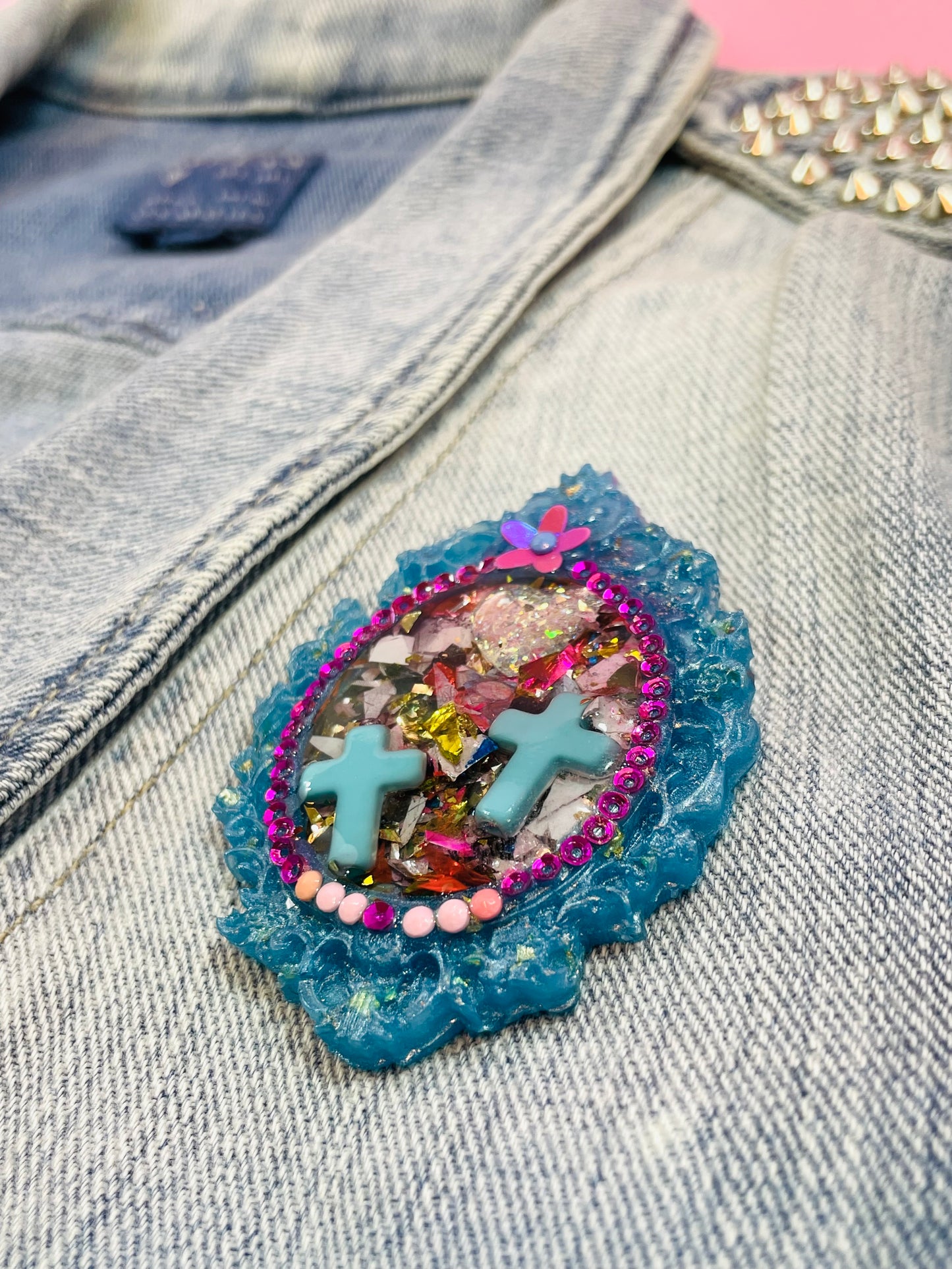 Broche féérique unique "Chiara" - Fait main - Exclusivité en ligne