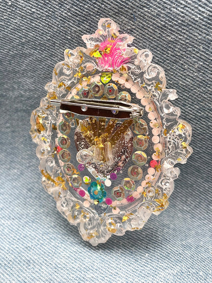 Unique fairy brooch "Eliora" - Handmade - Online exclusive