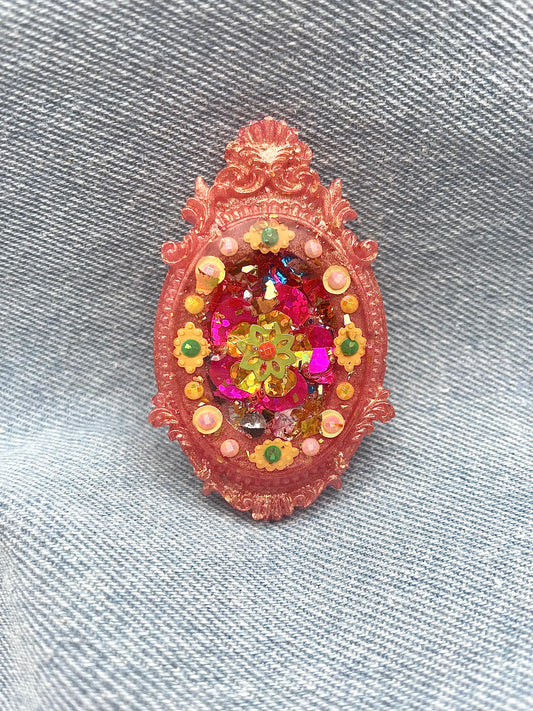 Broche féérique unique "Floris" - Fait main - Exclusivité en ligne