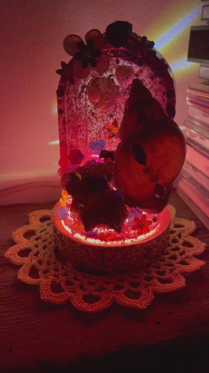 La mini-lampe coquillage - "OCÉANE"