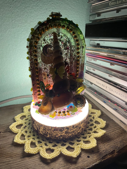 La lampe coquillage - "Marcelle et son petit coquillage"